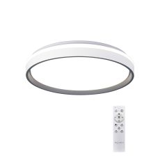 Verona 50cm Round Ceiling 55W LED With Remote Control 2700K-5000K, 7350lm, Grey, 3yrs Warranty