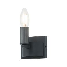 Stella Wall Lamp, 1 Light E14, Satin Black/Pewter