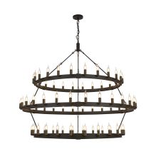 Stella 3 Tier 1.3m+1.6m+1.3m Pendant, 24+30+24 Light E14, Satin Black/Matt Bronze, (ITEM REQUIRES CONSTRUCTION/CONNECTION) Item Weight: 32kg
