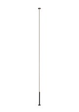 Vertical 1 Light Floor Lamp, 36W LED, 3000K, 2160lm, Dimmable, Black, 3yrs Warranty