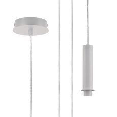 Wick 5m Single Pendant (FRAME ONLY), 1 x G9, Satin White