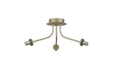 Templo 40cm Semi Flush Light (FRAME ONLY), 3 Light G9, Light Painted Beige