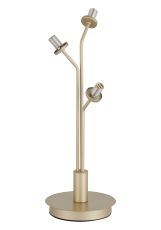 Templo Table Lamp Without Shade, 3 Light G9, Light Painted Beige