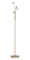 Templo Floor Lamp Without Shade, 4 Light G9, Light Painted Beige