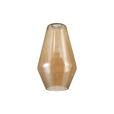 Zenth 18x29cm Amber Plated Kite Glass (F), Shade