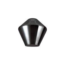 Zenth 23x21.5cm Chrome Plated Diamond Glass (H), Shade