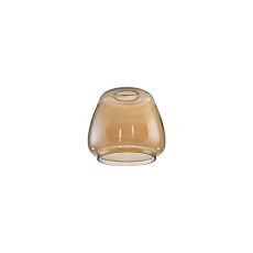 Zenth 16x14cm Amber Plated Jar Glass (J), Shade