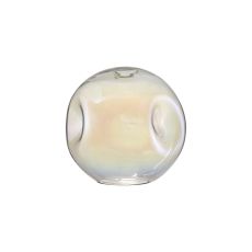 Zenth 25x23.5cm Iridescent Round Dimple Glass (L), Shade