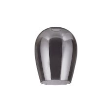 Zenth 20x25.5cm Smoke Plated Wine Glass (M), Shade