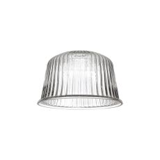 Zenth 28x17.5cm Clear Ribbed Dome Glass (Q), Shade