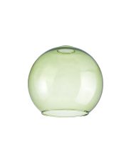 Zenth 20x18cm Open Mouth Round Green Globe Glass (U), Shade