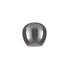 Zenth 18x17cm Smoke Plated Wine Glass (X), Shade