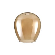 Zenth 25x27cm Amber Plated Wine Glass (X), Shade