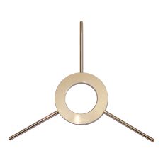 Zenth 3 Rod Glass Suspension 150-200mm Bracket, French Gold